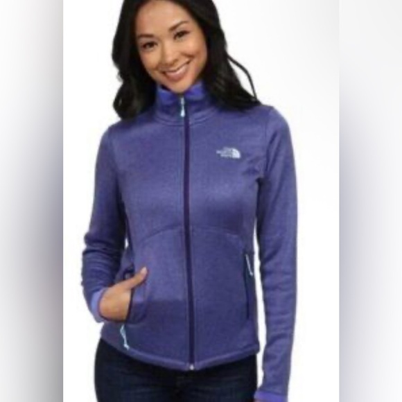 The North Face Women's Purple Fleece Jacket - Picture 1 of 5